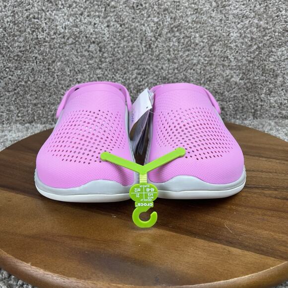 Crocs LiteRide 360 Clog Mens Size 13 Pink White Beach Outdoor Slip On Sandals - Picture 3 of 9